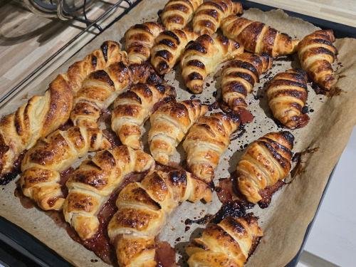 Burned croissants