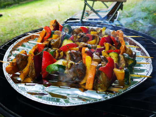 Grilled skewers