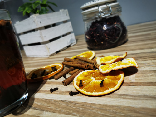Hot winter tea set