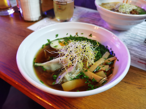 Ramen with Gyoza dumplings